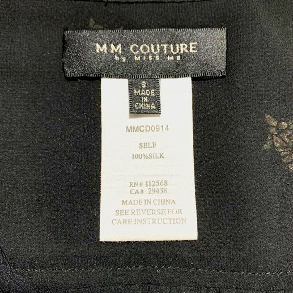 MM COUTURE Silk Star tunic - Picture 6 of 6